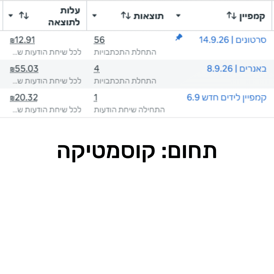 תוצאות קמפיין 5